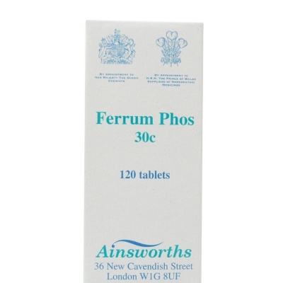 Ainsworths Ferrum phos 30c 120 tabs